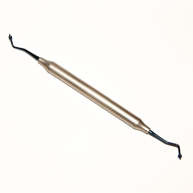 Instrument à sculpter les composites boule pointue titane bleue