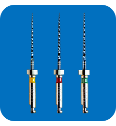 Kit limes Endo NiTi rotatives souples S3 à mémoire de forme