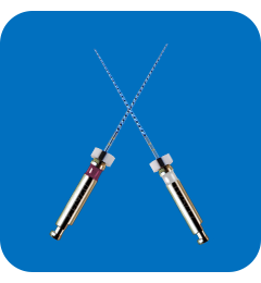 Limes Endo NiTi rotatives souples SuperPass™ à mémoire de forme x12