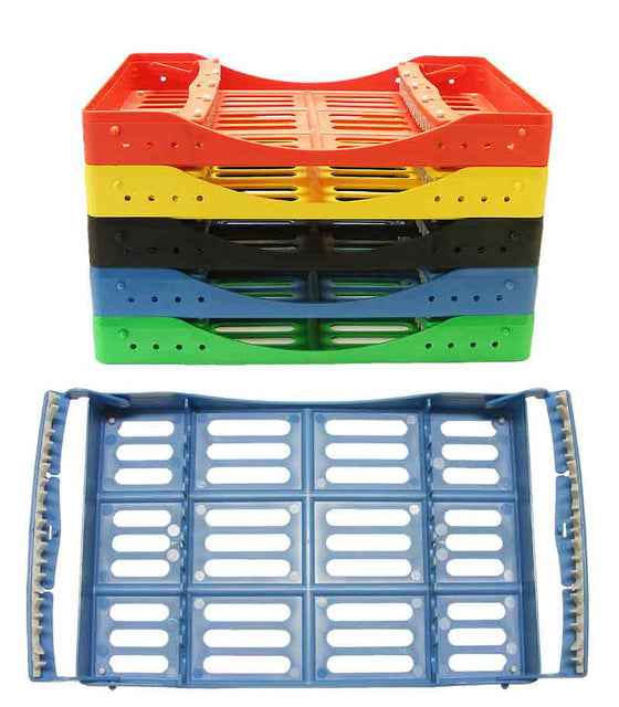 Cassette plastique pour instruments