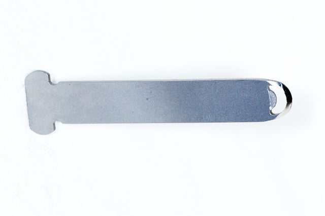 Lame pour racleur à os coudé